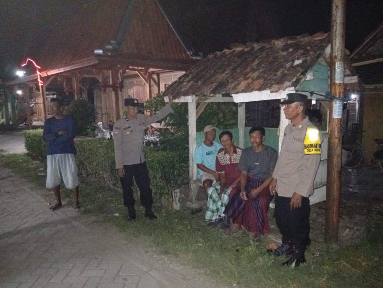 Polsek Jati Perkuat Kewaspadaan Lingkungan, Ajak Warga Jaga Kamtibmas Pasca Demo