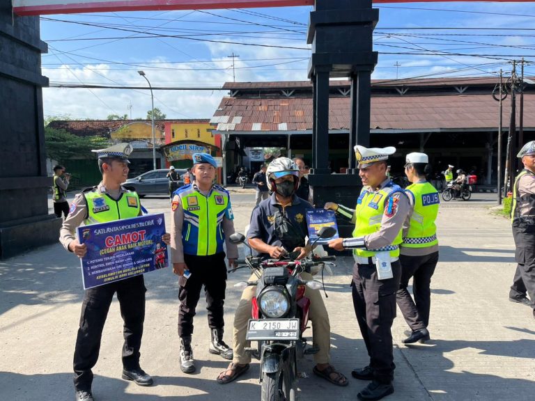 Ops Keselamatan Candi 2026:  Polres Blora Masifkan Sosialisasi Tertib Lalu Lintas di Blok T