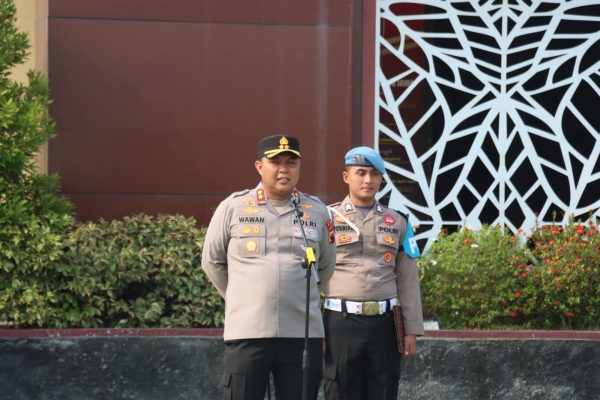 Kapolres Blora Pimpin Apel Kesiapsiagaan, Ingatkan Personel Tetap Siaga meski Situasi Kondusif