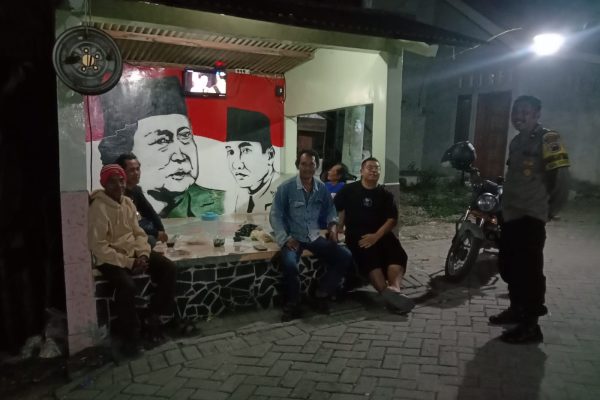 Polri Gelar Sambang Siskamling di Cepu, Ajak Warga Jaga “Cooling System” Kamtibmas
